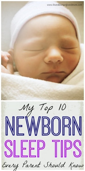 My Top 10 Newborn Sleep Tips