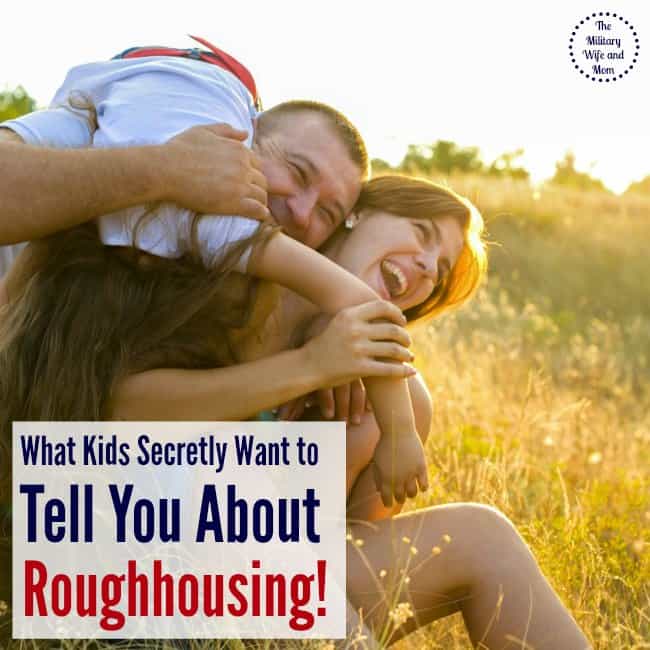 Great read! Do you roughhouse with your kids?