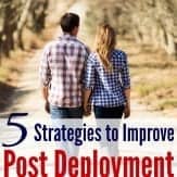 Ever wonder how to get your spouse to share deployment experiences with you? Love these 5 strategies to improve communication post deployment!