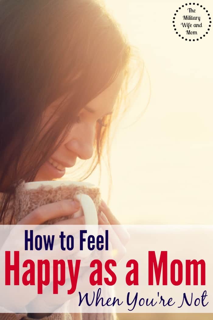 Ever feel unhappy as a mom? GREAT tips to feel happy as a mom, even when things aren't going so hot. 