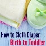 Looking to cloth diaper and save some real money? Here's how we did it for around $100