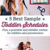 toddler schedule