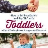 This is how to deal with toddler tantrums! So many great ideas for stopping temper tantrums in toddlers and preschoolers. #howtohandletoddlertantrums #stoptempertantrum #positiveparentingtoddlers #toddlerwontstopcrying
