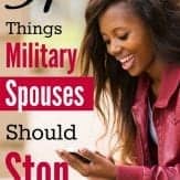 Ever find yourself apologizing for these military spouse things? This is great.