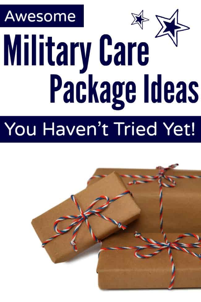 Wow, would've never thought of these military care package ideas! 
