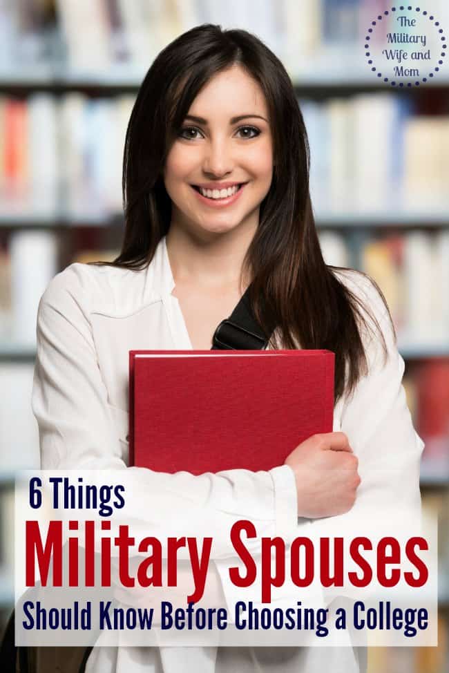 Ready to chose a college that is right for military spouses? Here's what you need to know. 