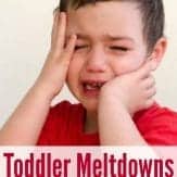 Have you tried this approach to toddler meltdowns? Worked for us!