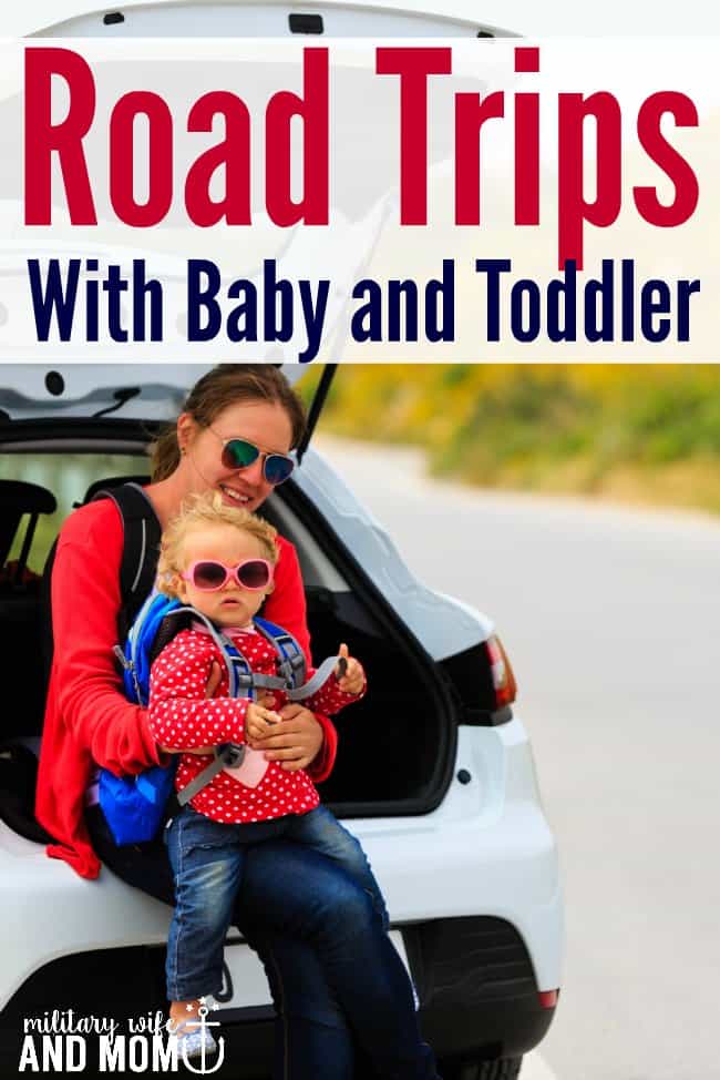 LOVE these quick and easy tips for surviving road trips with a baby and toddler!