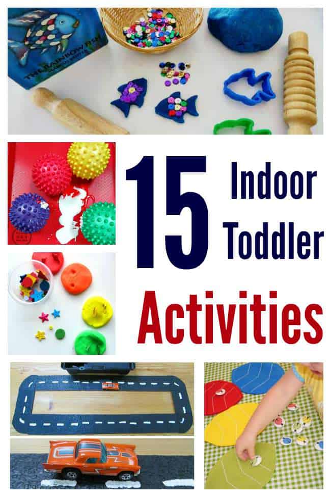 Rainy day? Try these amazing indoor toddler activities! 
