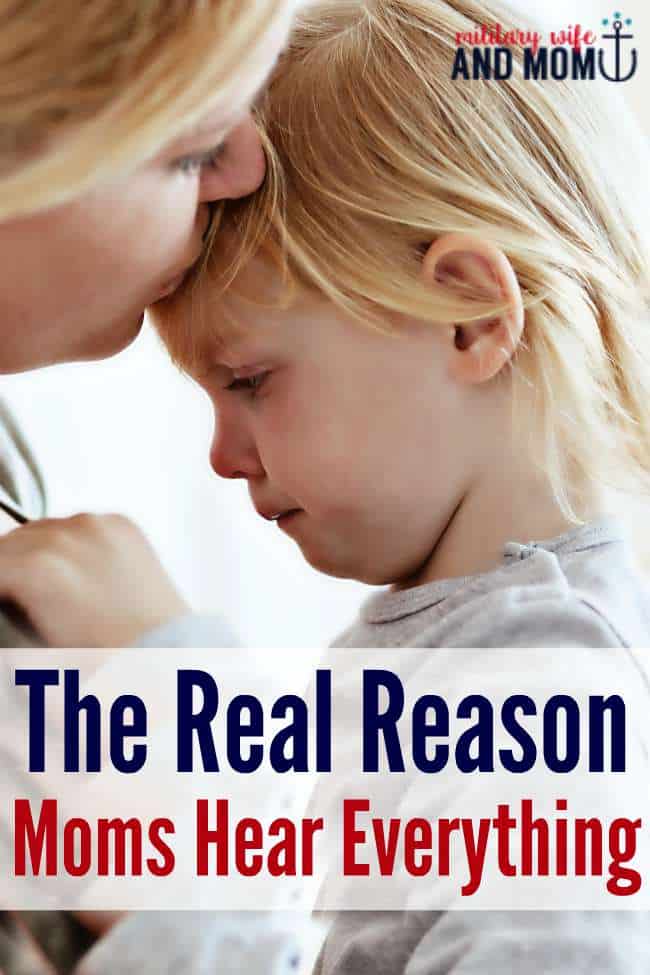 The real reason moms hear everything. So true! 