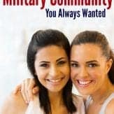 Searching for a military spouse community? These tips are so helpful!