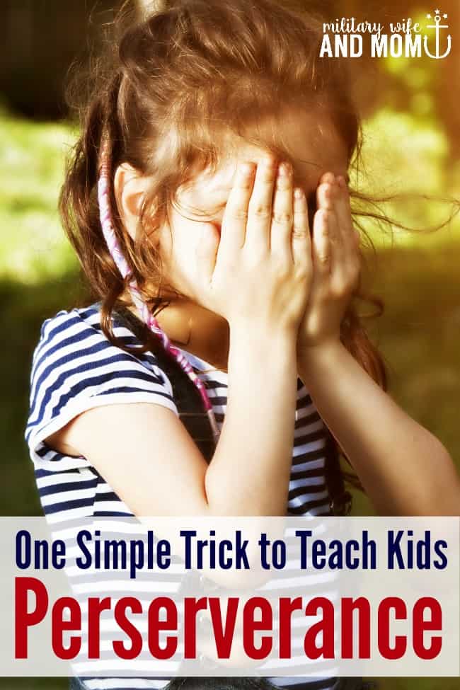 Teaching perseverance to kids starts with this one simple tip! This is so eye-opening and helpful! 