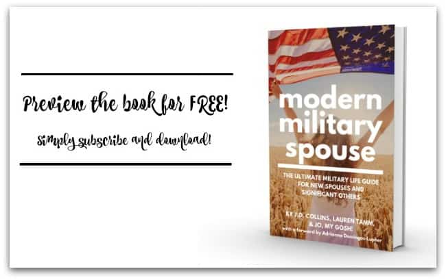 preview book modern military spouse