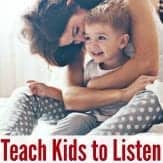 Brilliant ways to teach kids to listen using non-verbal communication. I would've never thought of these listening hacks. Great for toddler listening and beyond.