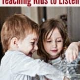 Guilty! Teaching kids to listen is hard. Love this tips! Great reminders to teach kids to listen.