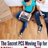 Ready for my best military PCS moving tip? This can save so much time, money and stress for military families! #CORTforMilitary #CORT #militarylife