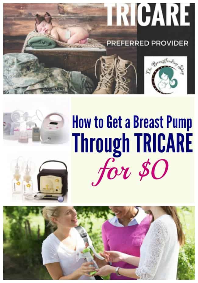 How to get a breast pump through Tricare insurance at no cost to you! Military spouse | Military wife | Military Family | Military Mom