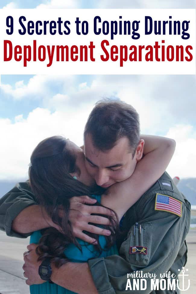 Coping during deployment separations...LOVE these 9 tips!