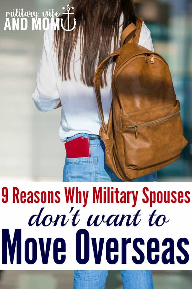 Headed for an OCONUS duty station? Brutally honest reasons why military spouses don't want to move overseas | military wife | military life | military family | moving overseas | PCS move OCONUS