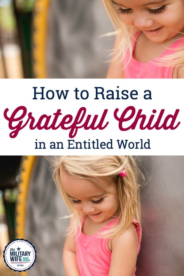 How to raise a grateful child in an entitled world. Check out these phrases to instill values in kids. #communicatingwithkids #gratefulkids #kindkids #teachingkidsvalues #instillingvalues #positiveparenting