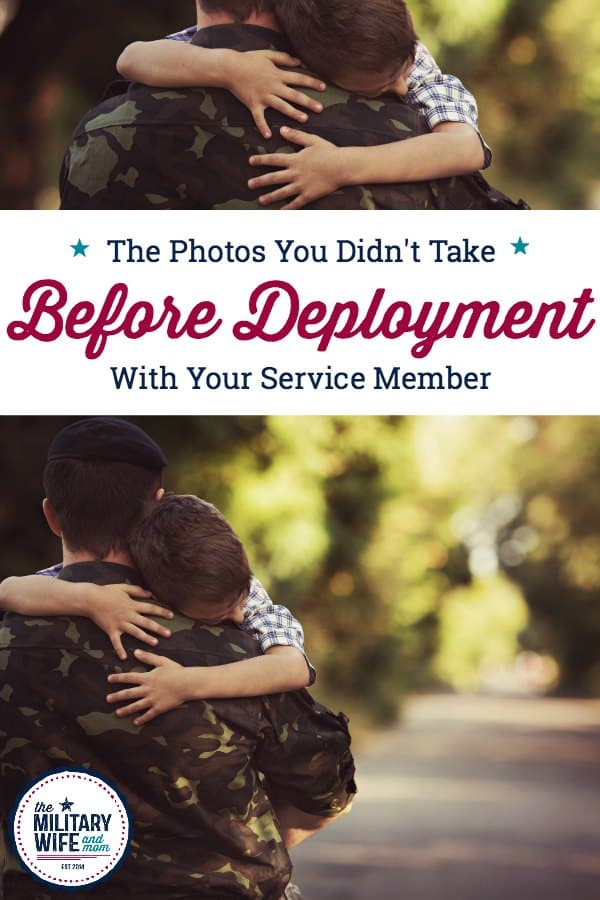 Don't forget to take these important photos before your service member deploys. #militaryphotography #militarydeployment #militaryfamily #militaryspouse #militarykids #familyphotos