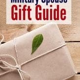 Not sure what gift to buy a military spouse? Wow...this military spouse gift guide offers a ton of ideas I would've never found on my own! Too perfect!