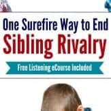 Helping siblings get along is easy with this one simple tip. It will stop sibling fighting and improve the relationship between parents and kids too.