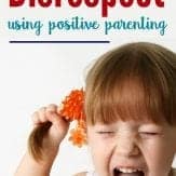 How to handle disrespect and back talk using a positive parenting approach.