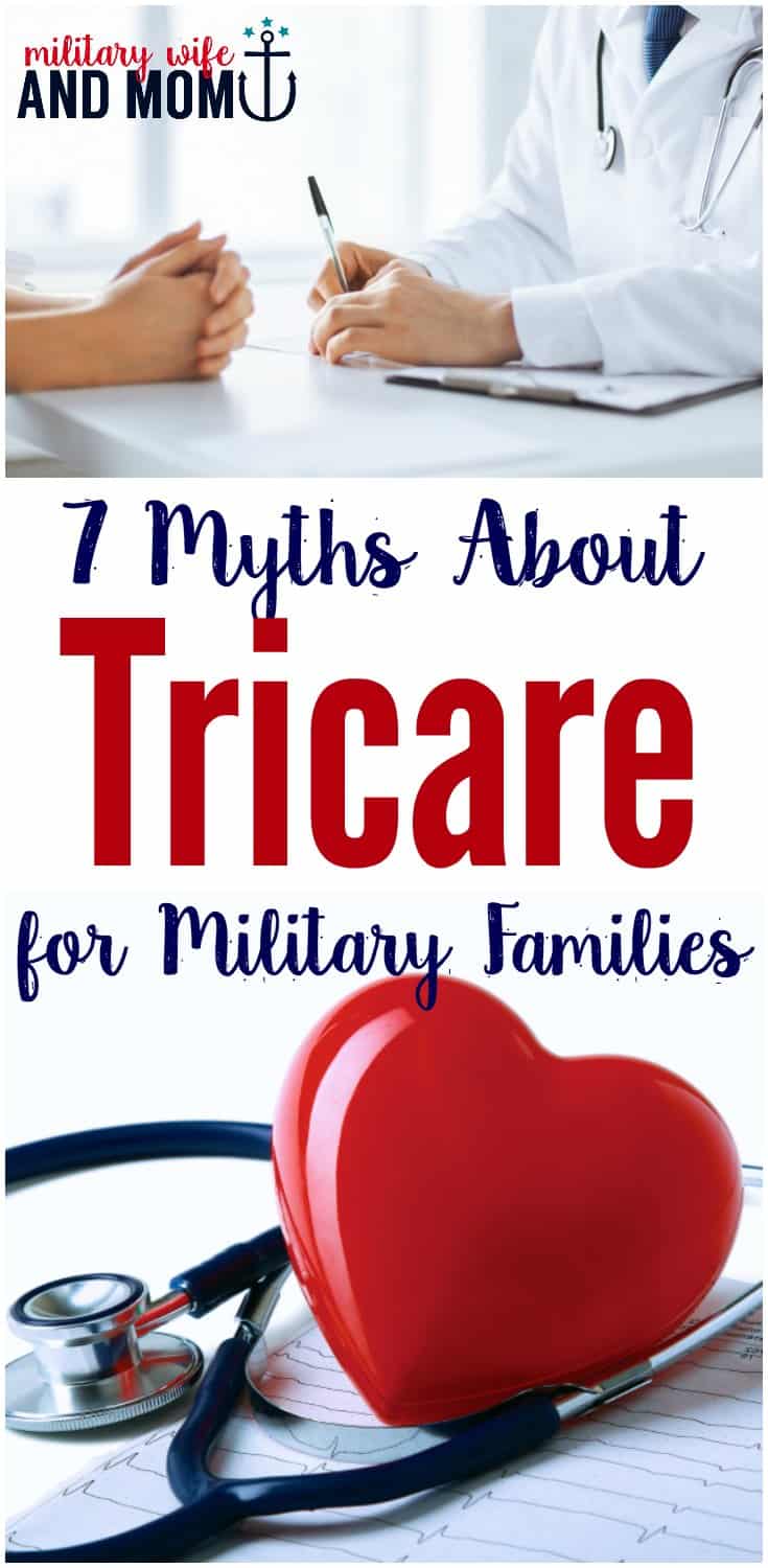 Learn several myths about Tricare - insurance for military families. Benefits for military spouses and families.