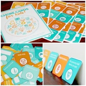 100+ Printable Chore Cards for Kids to Teach Responsibility