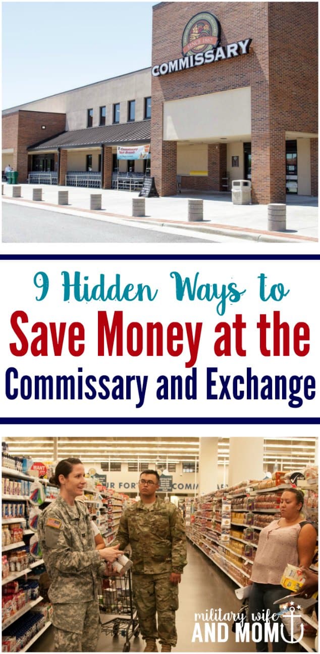 Save money at the commissary and exchange. Great ideas for military families to remember before shopping.