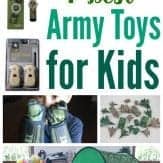These are my ALL-TIME favorite army toys for kids! Especially great for military kids who want to role play. These kids' military toys inspire creativity.