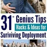 Tips from military spouses ALL over the world! Best tips for surviving deployment as a military wife.