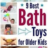 These bath toys for older kids are perfect to keep baths fun.
