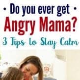 One simple strategy to help you cope with parenting anger and stop yelling. If you've ever felt like an angry mom, this will help turn any bad day around.