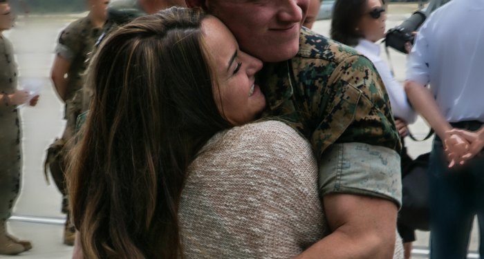 Totally awkward things that happen after a military homecoming