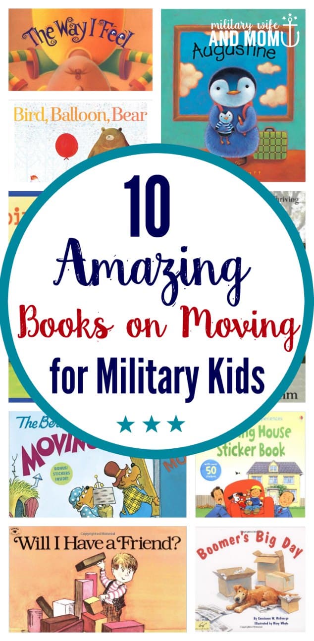 Moving books for military kids going through PCS move.