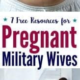 Being a pregnant military wife presents a unique set of challenges. Remember these seven free resources to help you through deployment.