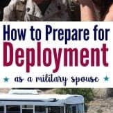 How to prepare for deployment as a military spouse