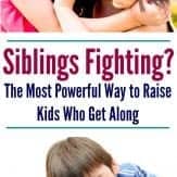 Are your kids more like jealous siblings than friends forever? Learn this powerful 3-part approach to help you respond to your kids' sibling rivalry and fighting.