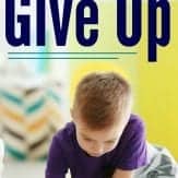 Learn one phrase that will help you build problem solving skills in kids this school year. If your child says, "I can't" or wants to give up, this is the best response.
