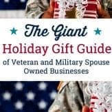 Support veteran and military spouse owned businesses this holiday season with this ultimate list.