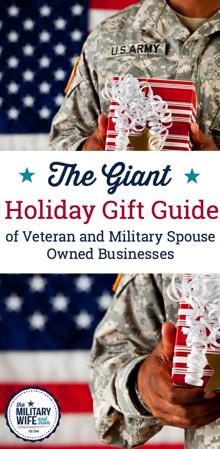 Support veteran and military spouse owned businesses this holiday season with this ultimate list. 