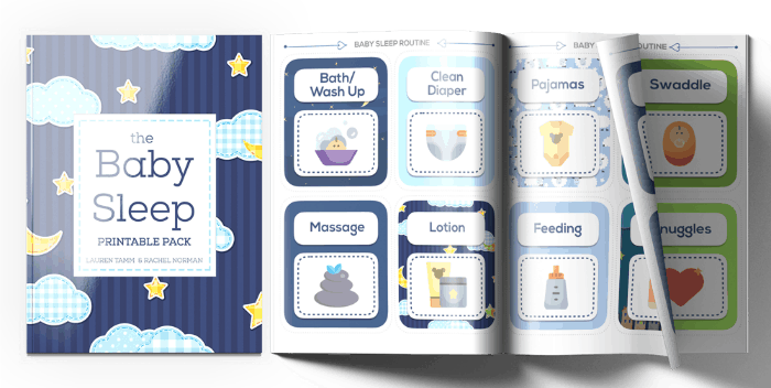 Looking for a newborn routine to help your baby settle into sleep without a fuss? Getting started is easy using this printable baby routine! 
