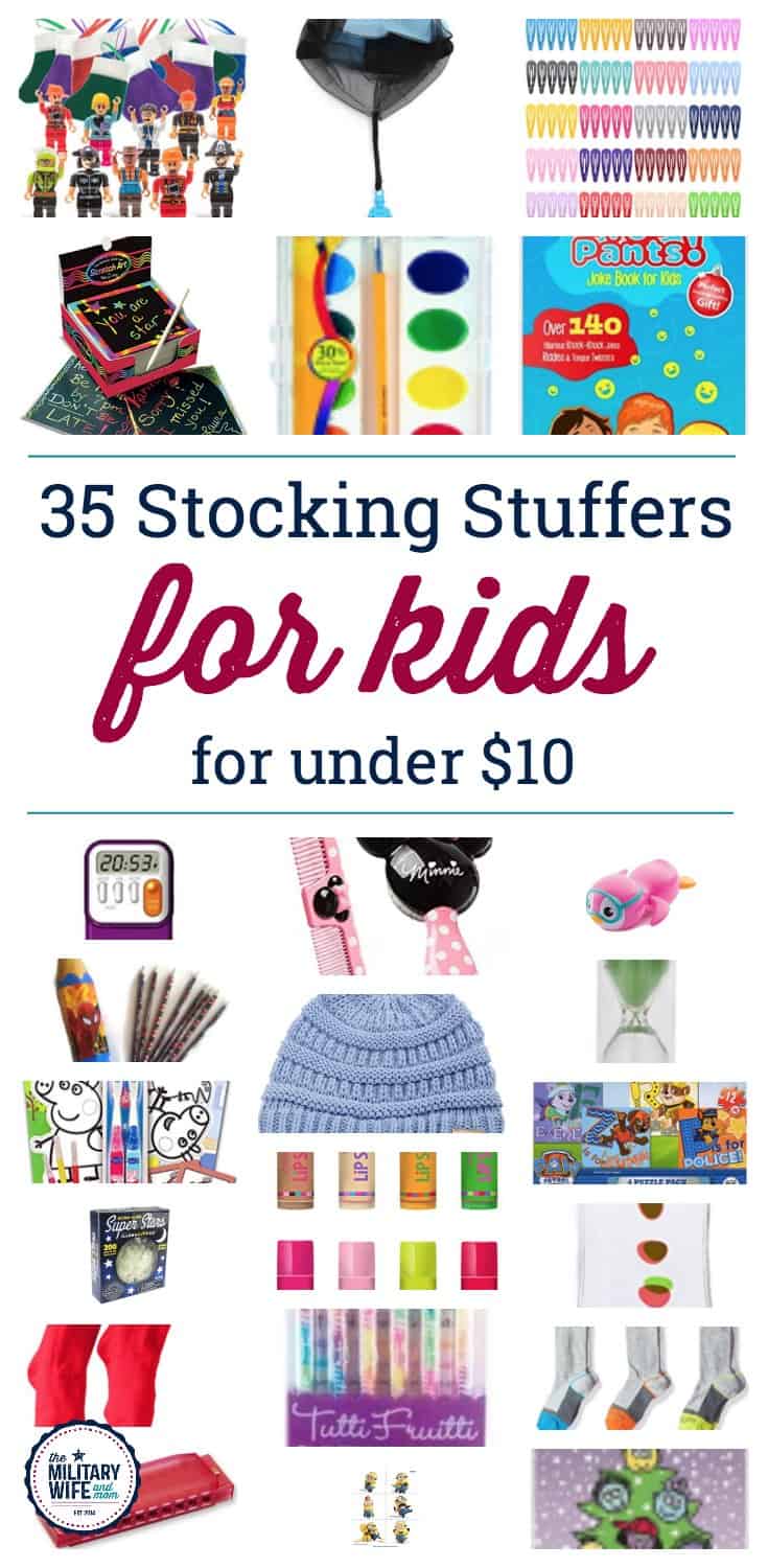 What are the best stocking stuffers for kids? Use these 35 ideas for under $10 to delight your kids while you grab a cup of coffee Christmas morning.
