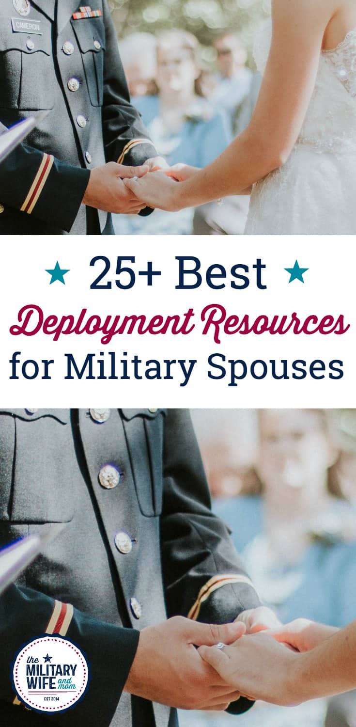 A complete list of deployment resources for military spouses in one convenient spot! 