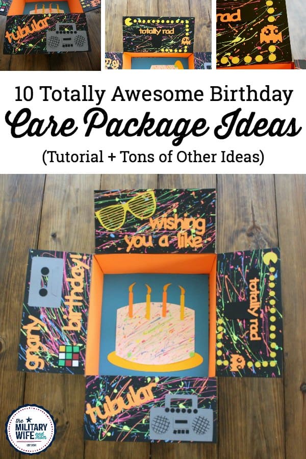 Looking for some military care package ideas that you can use for a birthday care package? Check out this tutorial, plus snag a ton of extra creative ideas at the end.