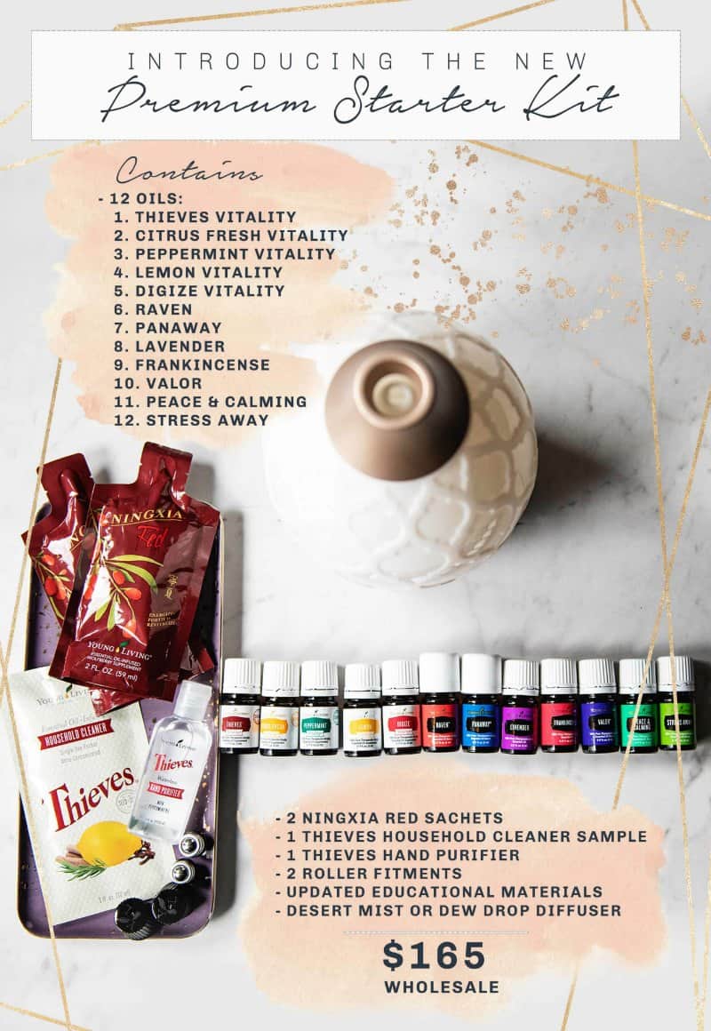 Check out all the awesomeness of the Young Living Starter Kit for 2019. WAY MORE value for the price. You get 12 essential oils and a diffuser. 