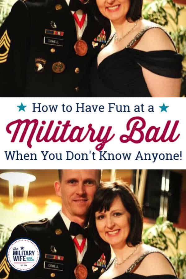 couple at military ball