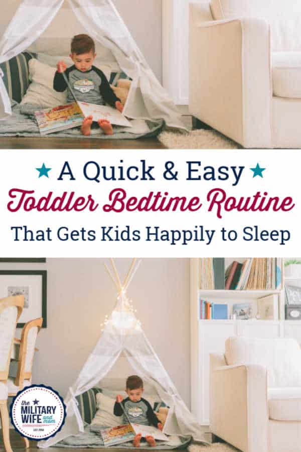 toddler bedtime routine